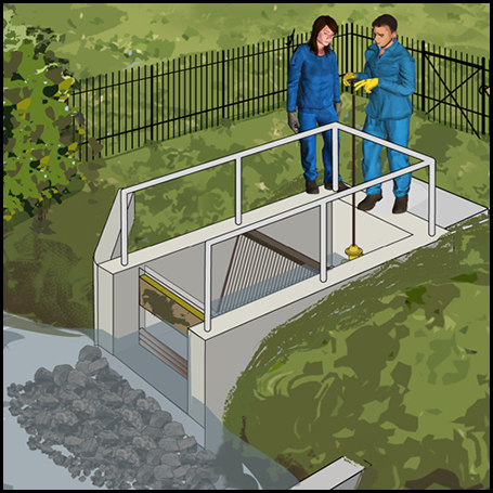 Surface water source and intake