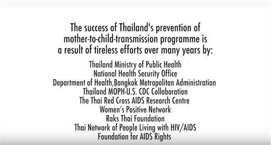Thailand eliminates mother-to-child transmission of HIV and syphilis