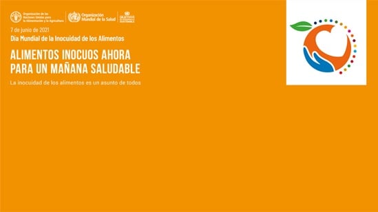 Día mundial de la Inocuidad de los Alimentos 2021- Alimentos inocuos ahora para un mañana saludable
