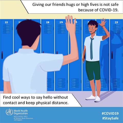 Infographic visualising the recommended advice.